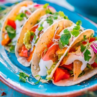 Lunas Taco Plate